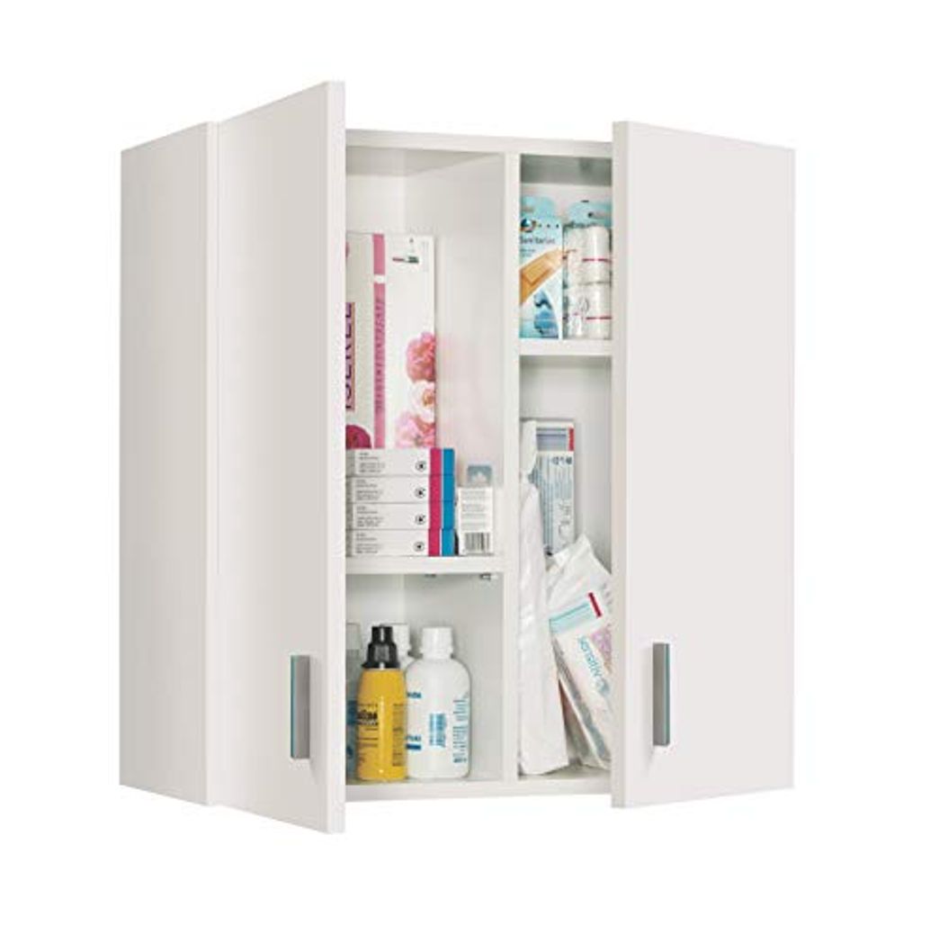 Place Habitdesign 005148O - Armario Multiusos para Colgar, Color Blanco, Medidas: 59 cm