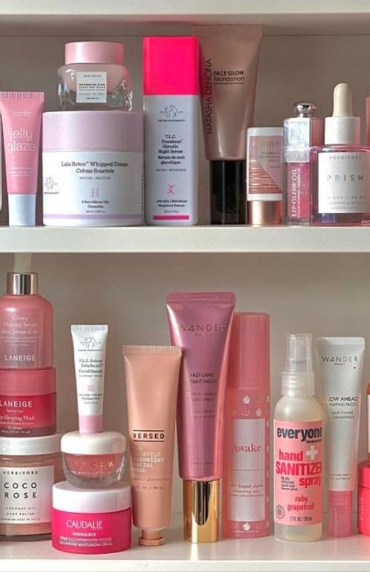 Social Makeup shelfie with