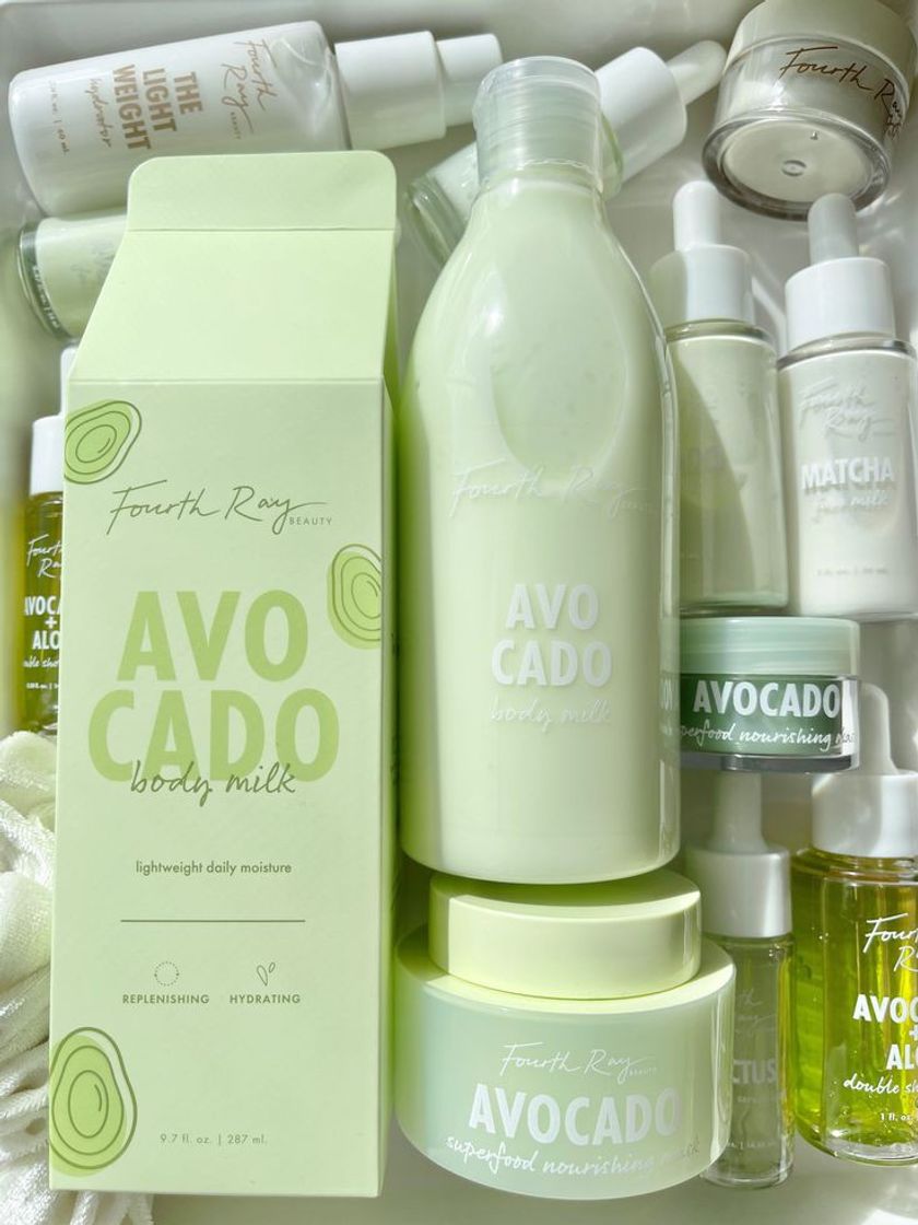 Social Avocado body milk pastel skin Care 
