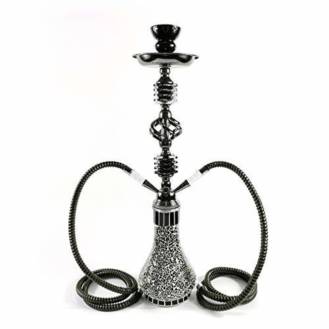 Home DXP Shisha Hookah 55cm 2 Manguera Cachimba Narguile agua tubo vidrio fumar