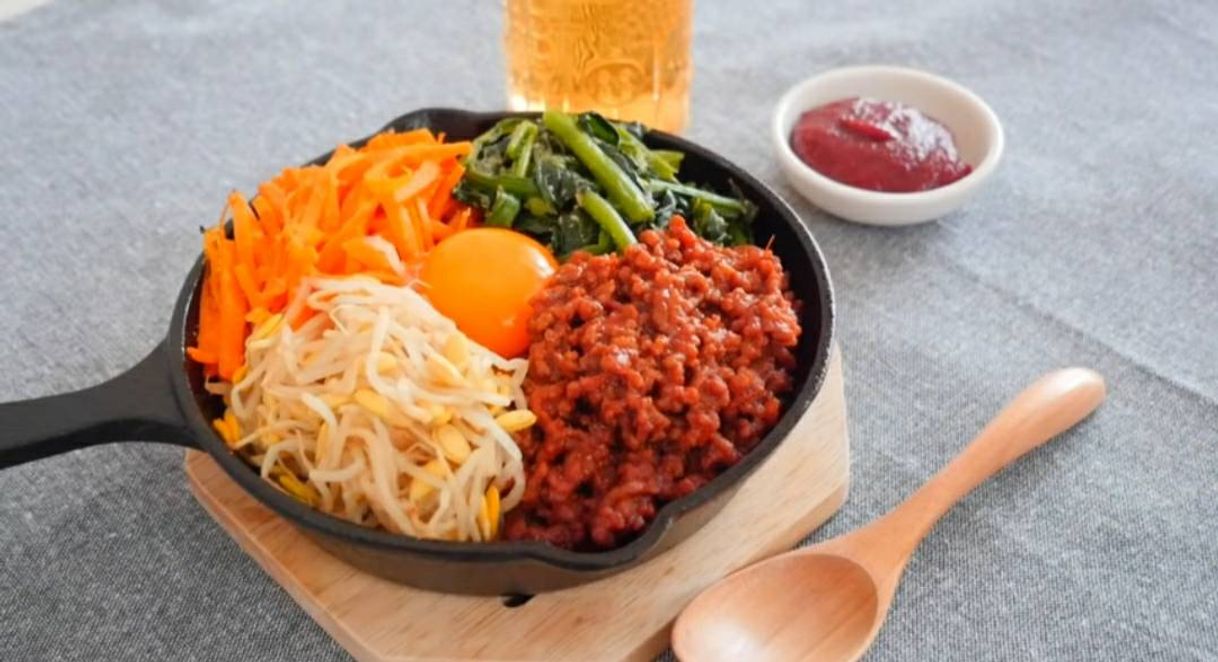 Moda ENG) How to make bibimbap with a skillet - YouTube