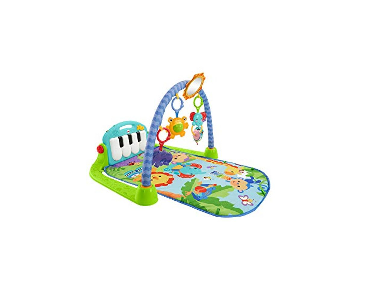 Productos Fisher-Price Alfombra gimnasio para bebés con piano con sonidos y accesorios, motivo