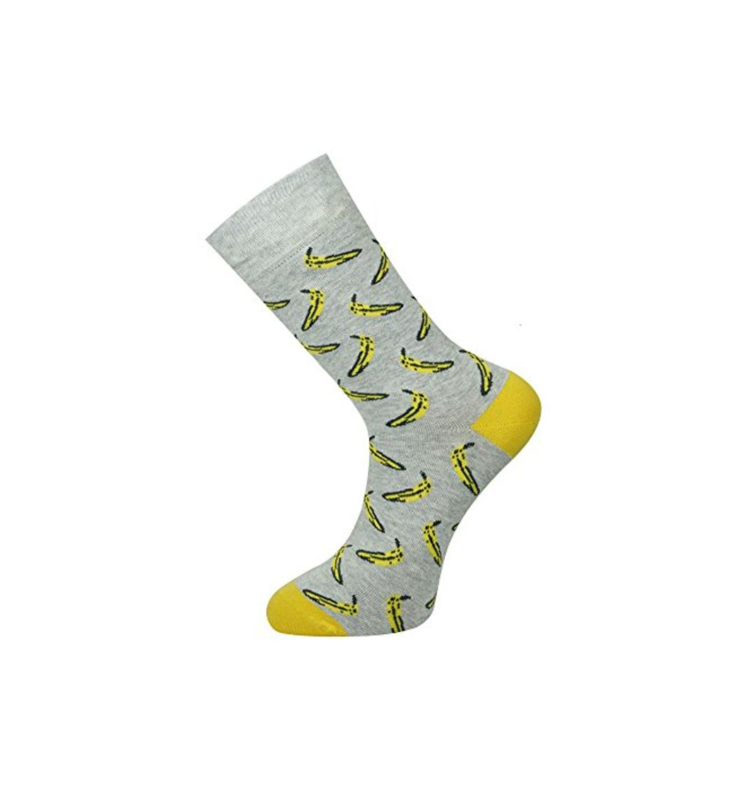 Productos Mysocks Calcetines de diseño de tobillo unisex Patrón de plátano