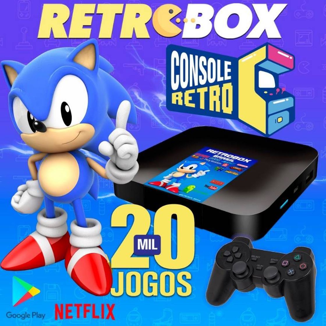 Fashion Fliperama / Retrô Box (20mil Jogos) 

