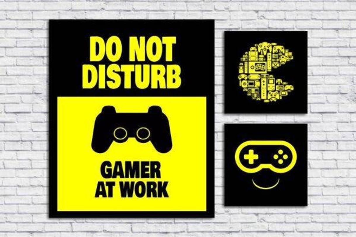 Fashion Quadros Decorativos Gamer Geek Frases