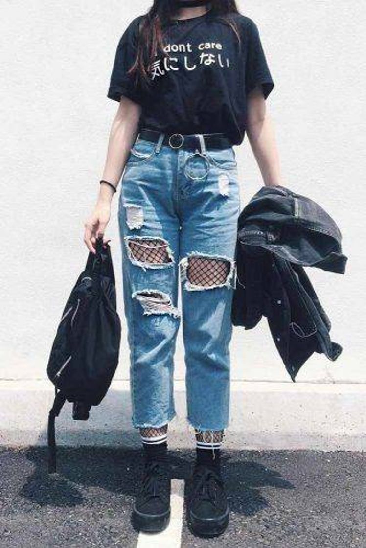 Fashion Roupa Grunge Feminina 