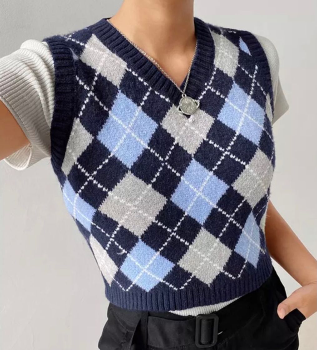 Social Pullover xadrez