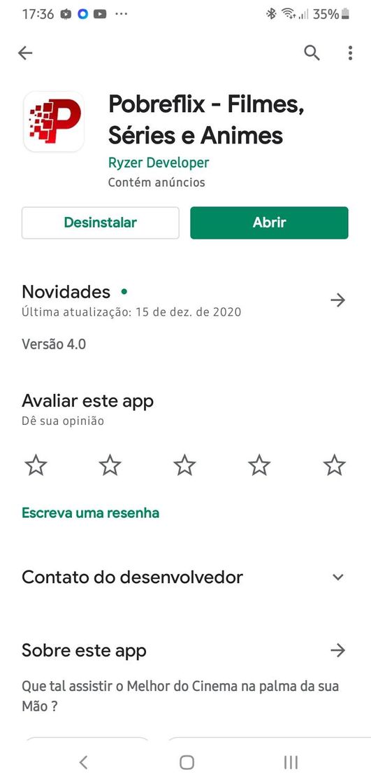 App Pobreflix - Filmes, Séries e Animes - Apps en Google Play