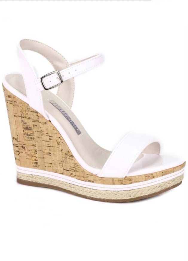 Product Sandalias Mujer Plataformas Verano Cuña Piel 5 CM Tacon Punta Abierta Plana