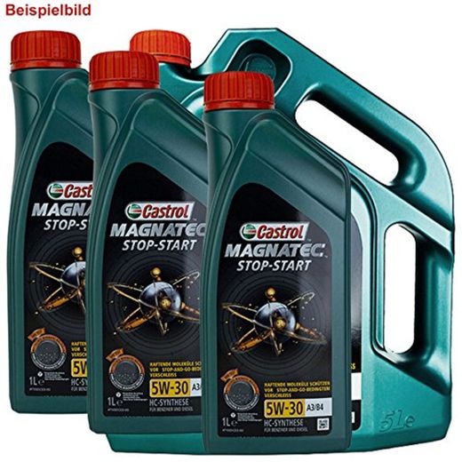 Castrol de pintura al óleo Magnatec Stop de Start 5 W de 30 7L