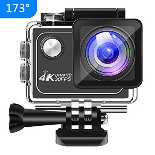 Panlelo V1 Sports Camera Sport Recorder Underwater Camera Car Extreme Camera Action Camera DV Camcorder 173 Degree 16MP 4K 30FPS Wide Angle Large len WiFi 7 Layer Glass HD Waterproof Underwater 30M