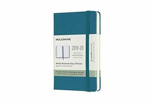 Moleskine 2019-20 Weekly - Agenda Cuaderno Semanal de 18 Meses 2019/2020, Verde