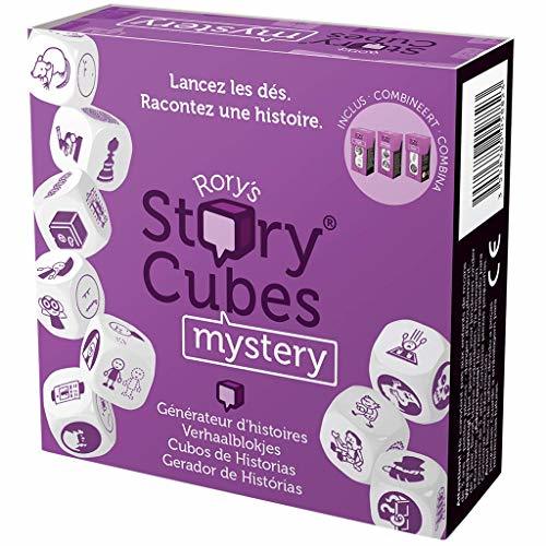 Social Asmodee Story Cubes: Mystery - Juego de dados multilenguaje, Multicolor