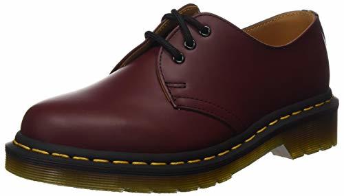 Moda Dr. Martens 1461, Zapatos de Cordones para Hombre, Rojo