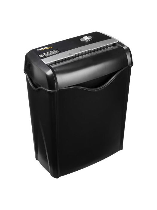 Social AmazonBasics - Destructora de papel y tarjetas de crédito con recipiente separable