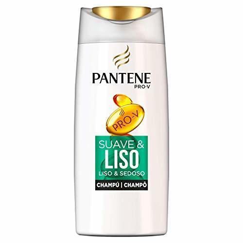 Pantene Suave y Liso Champú para Cabello con Tendencia al Encrespamiento