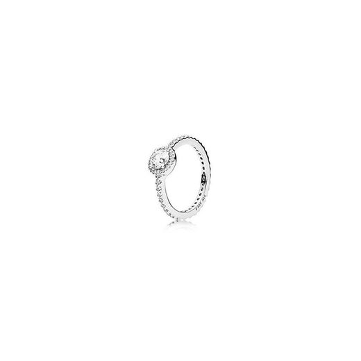 Pandora para Mujer-Ring Elegancia clásica 925 Plata Blancos