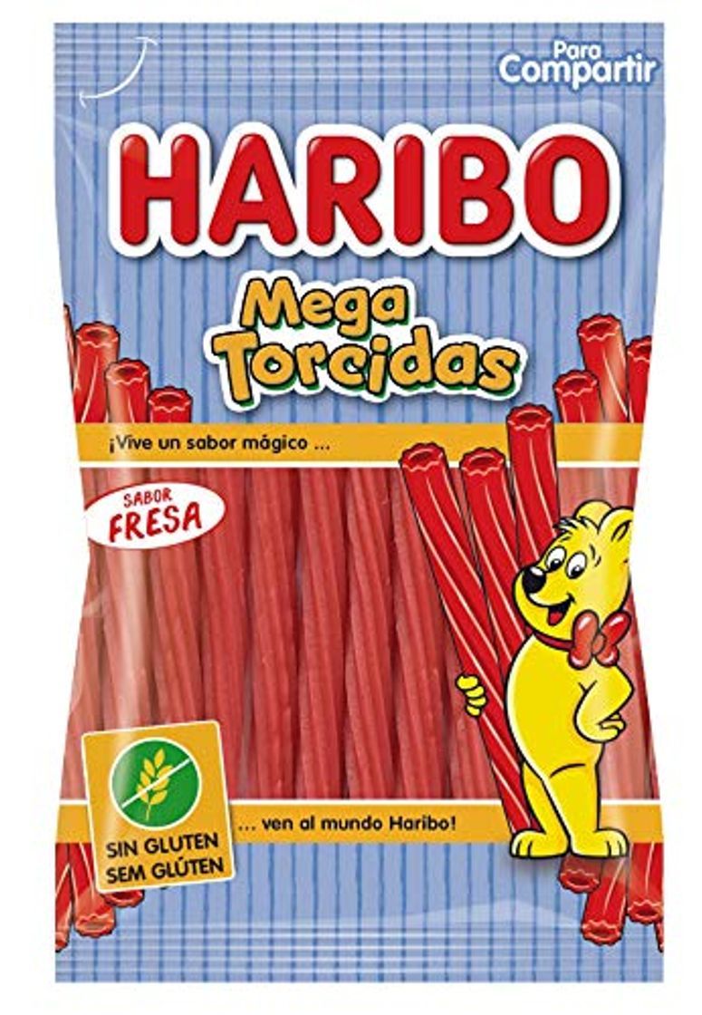 Producto Haribo Mega Torcidas Fresa Sin Gluten 175 g