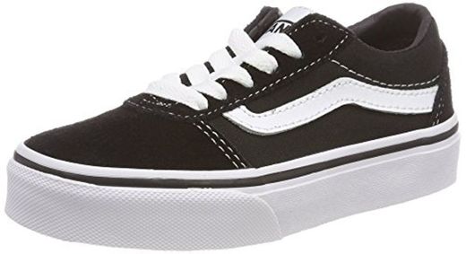 Vans Ward Suede/Canvas, Zapatillas Unisex niños, Negro