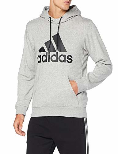 Fitness adidas Must Haves Badge of Sports Hoodie Sudadera, Hombre, Gris