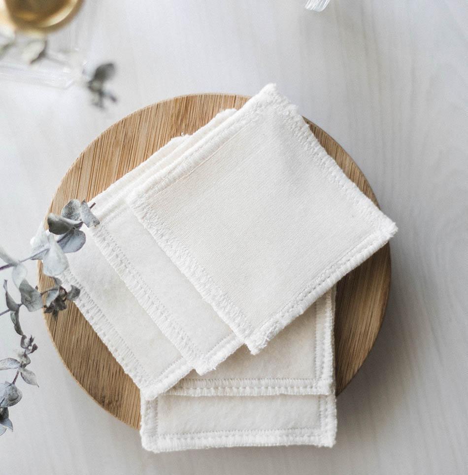 Social Algodão desmaquilhante reutilizável 