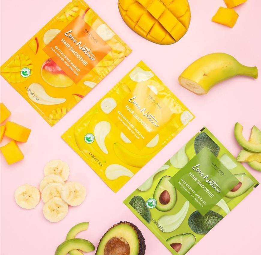 Social Máscaras capilares de fruta Oriflame ✨