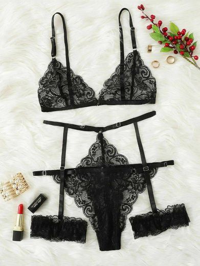 Lingerie preta