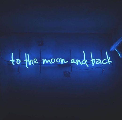 to the moon and back 💙