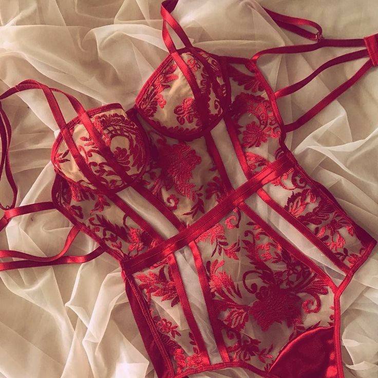 Lingerie vermelha