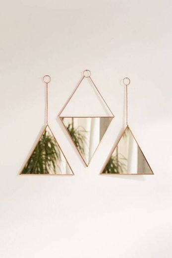 Espelho triangular 