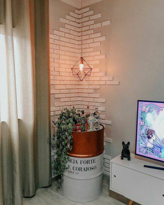 Social Decoração de sala simples 