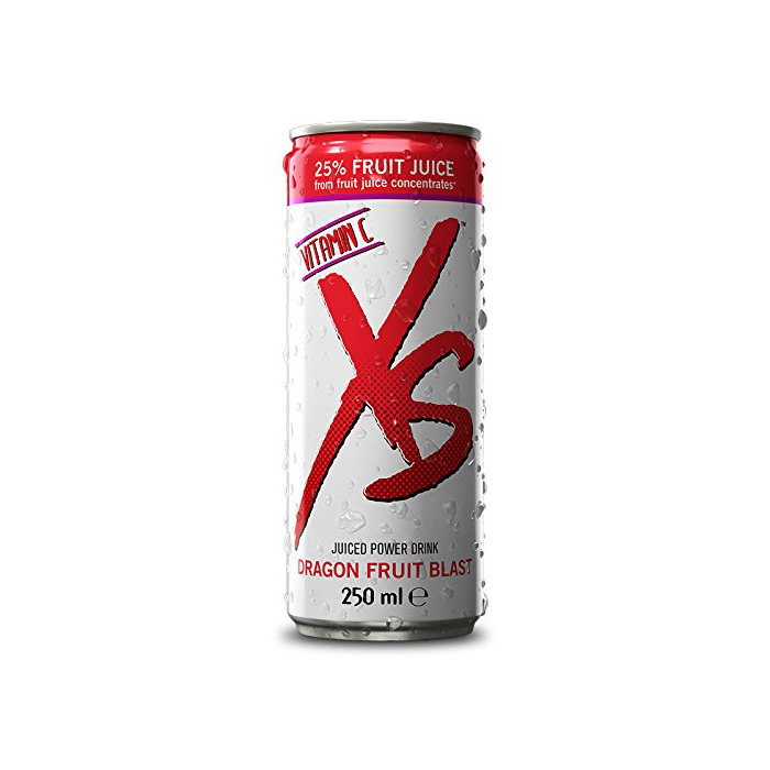 Producto Amway bebida XS Juiced Power Drink Dragon Fruit Blast 1 cartón de 12 latas