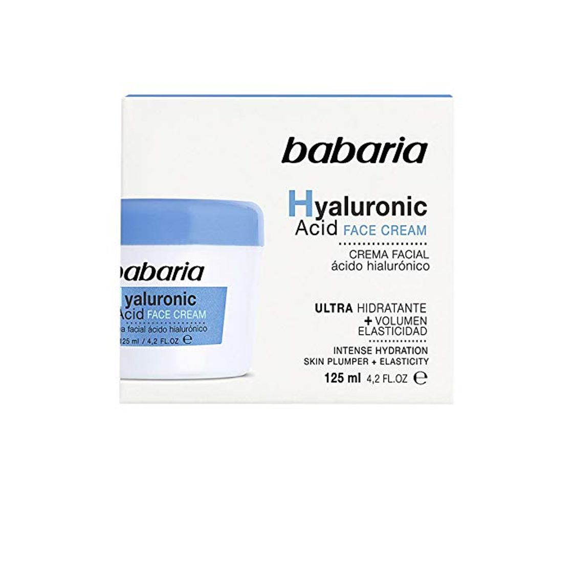 Social BABARIA CREMA FACIAL ÁCIDO HIALURÓNICO 125ML