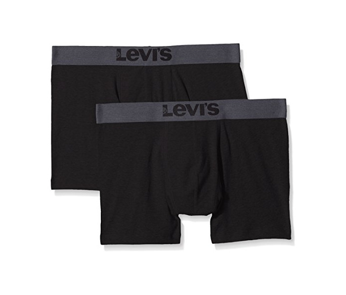 Fitness Levi's 200Sf Boxer Brief 2P, Hombre, Negro