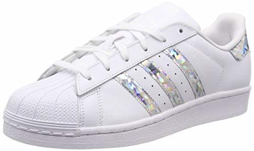 Social adidas Superstar J Zapatillas de Gimnasia Unisex Niños, Blanco
