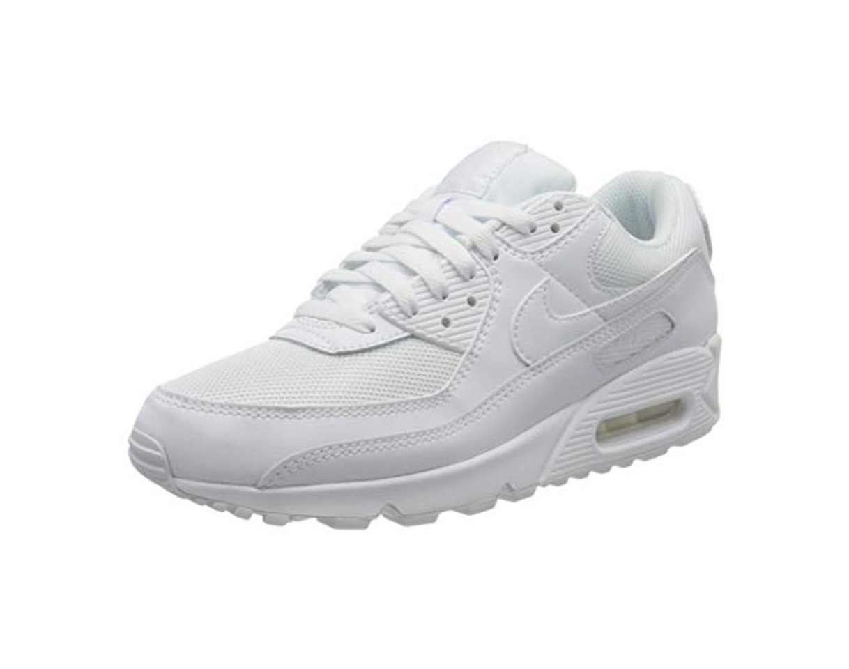 Fashion Nike Air MAX 90, Zapatillas para Correr Hombre, Blanco