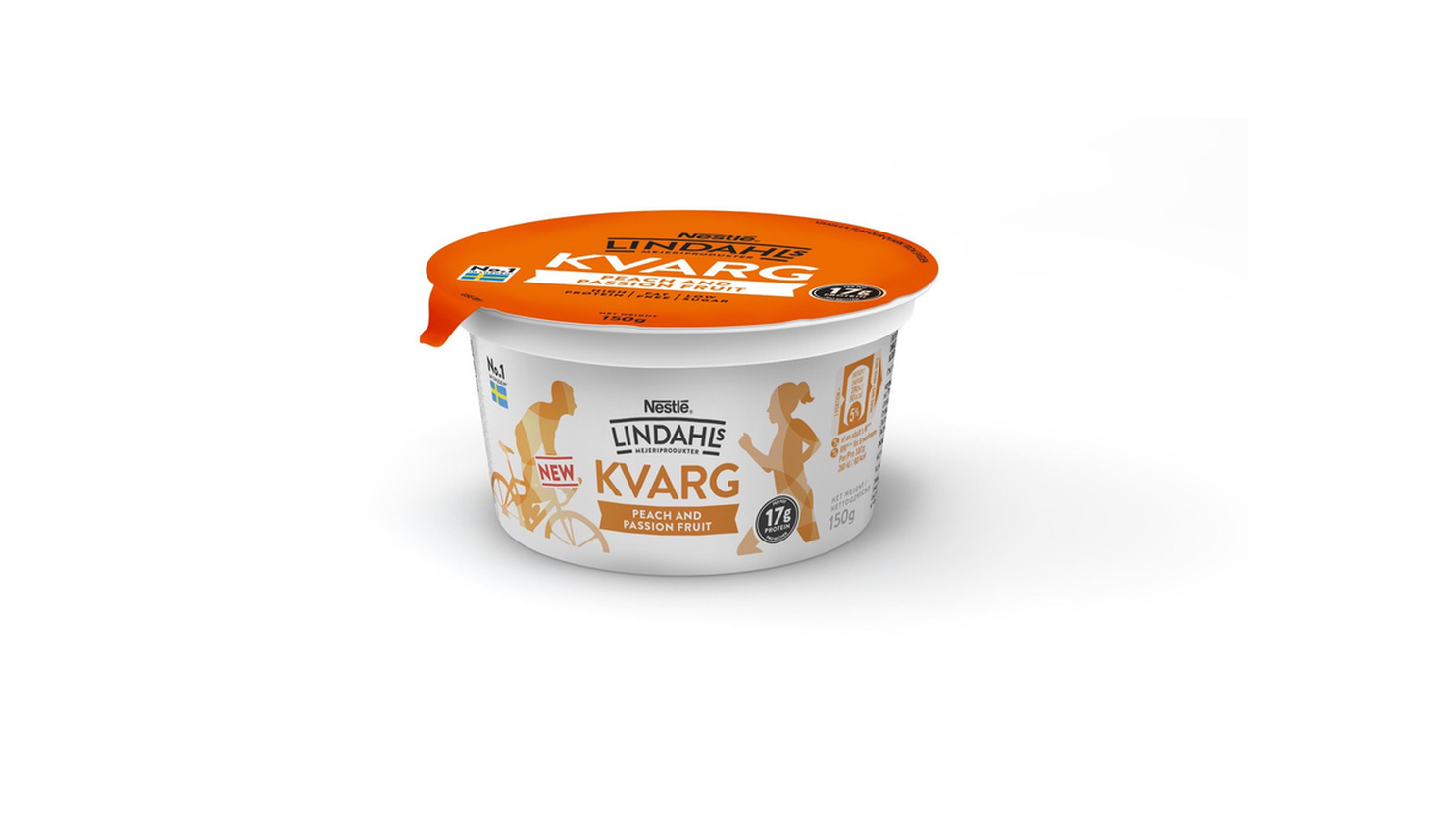 Producto Iogurte Sólido Proteico Kvarg Pêssego e Maracujá
