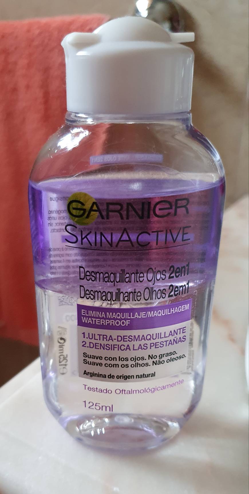 Belleza Garnier Skin Active Desmaquillante de Ojos 2 en 1 Desmaquillador suave Bifásico