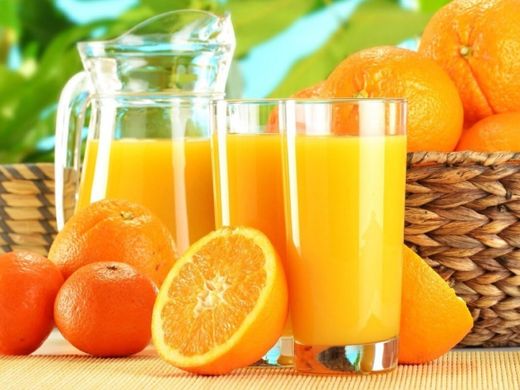 Sumo de laranja natural