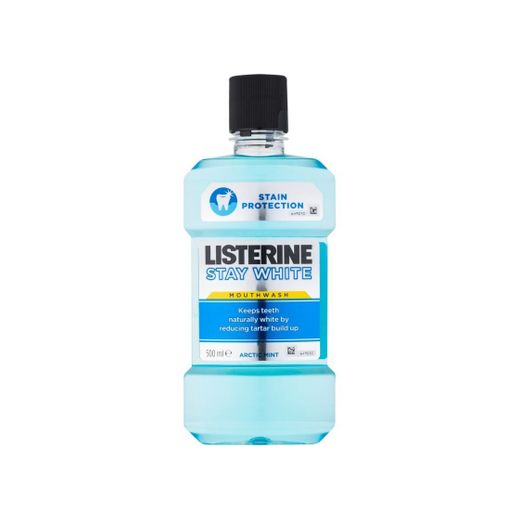 Listerine Stay White elixir bocal com efeito branqueador
