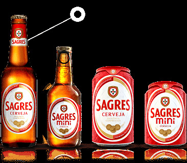 Fashion Bela cerveja SAGRES