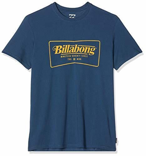BILLABONG TRD Mrk SS tee Camiseta, Hombre, Azul