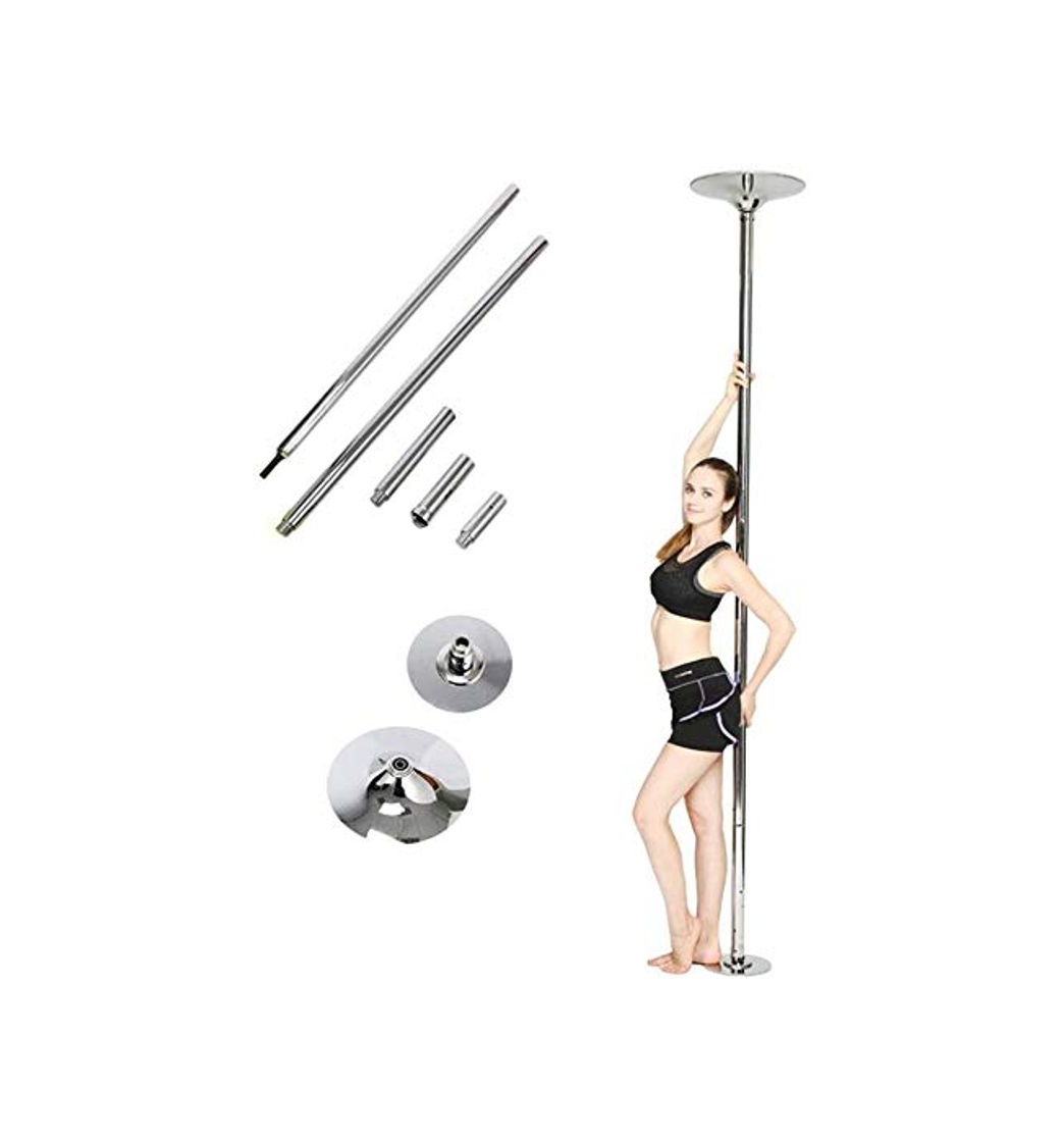 Fitness FEMOR Pole Dance Barra de Baile 45mm con Longitud de 2.235m -