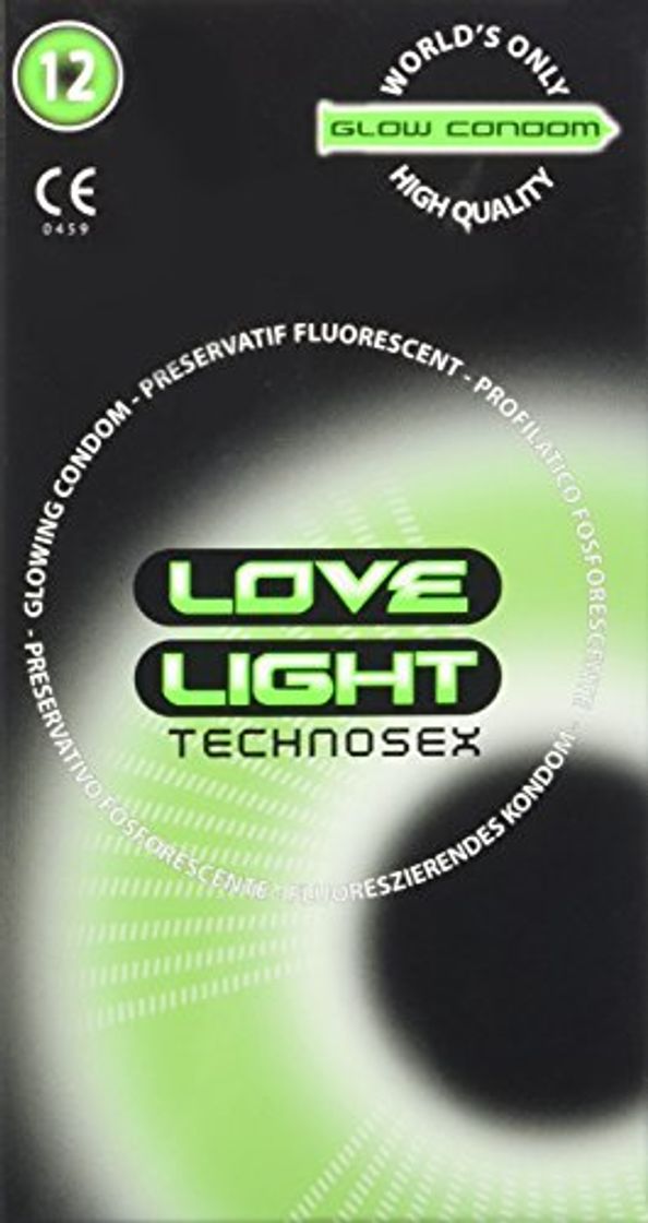 Product LOVE LIGHT B 12 PRESERVATIF PHOSPHORESCENT