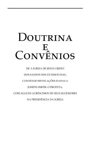 Libro Doutrina e Convênios