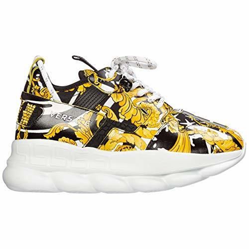 Versace Mujer Chain Reaction Zapatillas Nero 35 EU