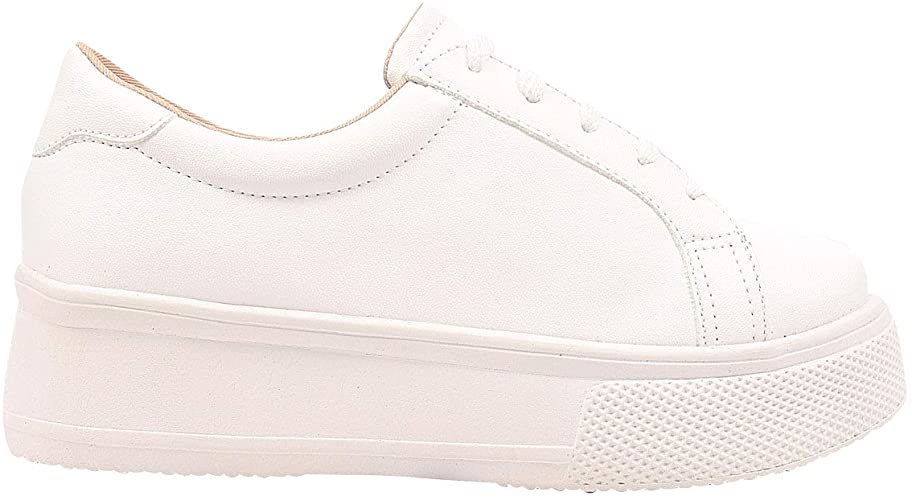 Fashion Tenis Feminino Casual Sapatênis Plataforma Moda Eleganteria 