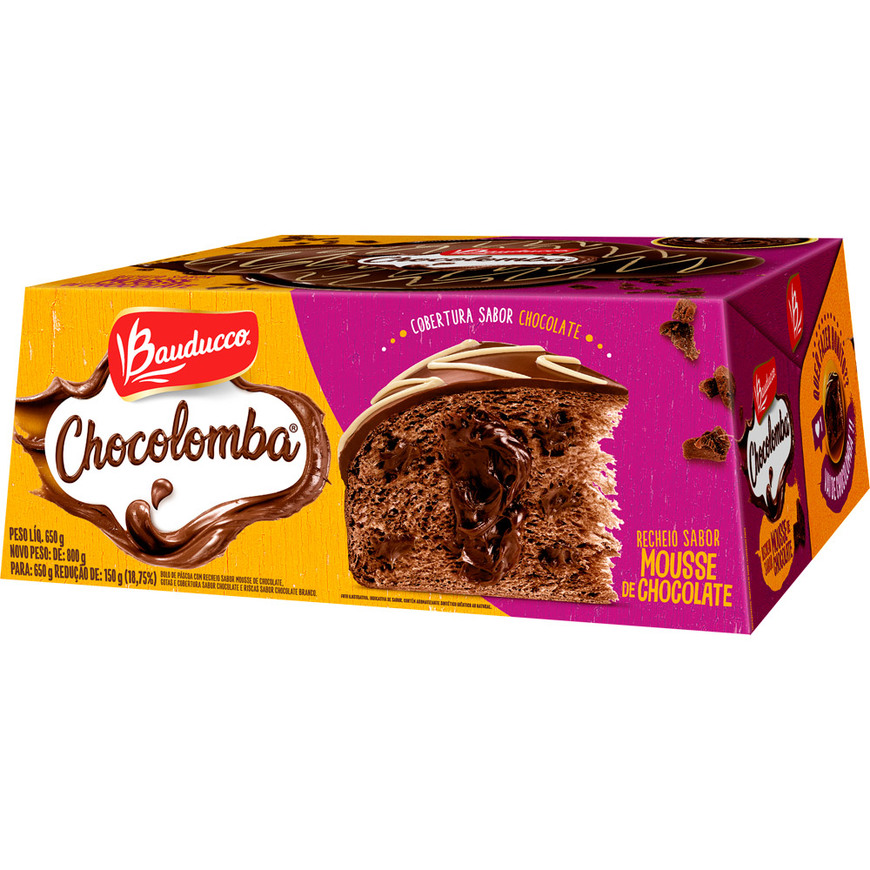 Moda Colomba Pascal Recheada Sabor Mousse 650g - Bauducco

