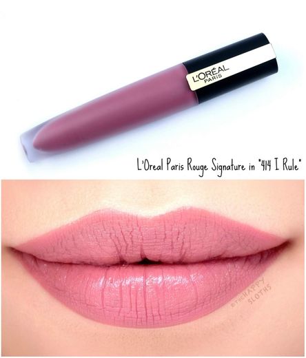 L'Oreal Rouge Signature Lip Stains: LIP SWATCHES & Review ...