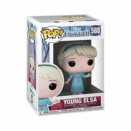 Social Funko- Pop Disney: Frozen 2-Young Elsa Figura Coleccionable, Multicolor